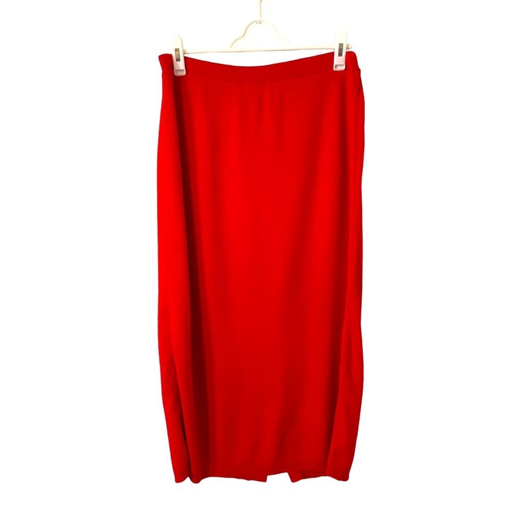 Ms. Russ Vintage Woman’s Red 100% Cotton Sweater‎ Skirt, Size 18W